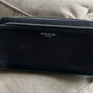 Coach Black Leather Wallet